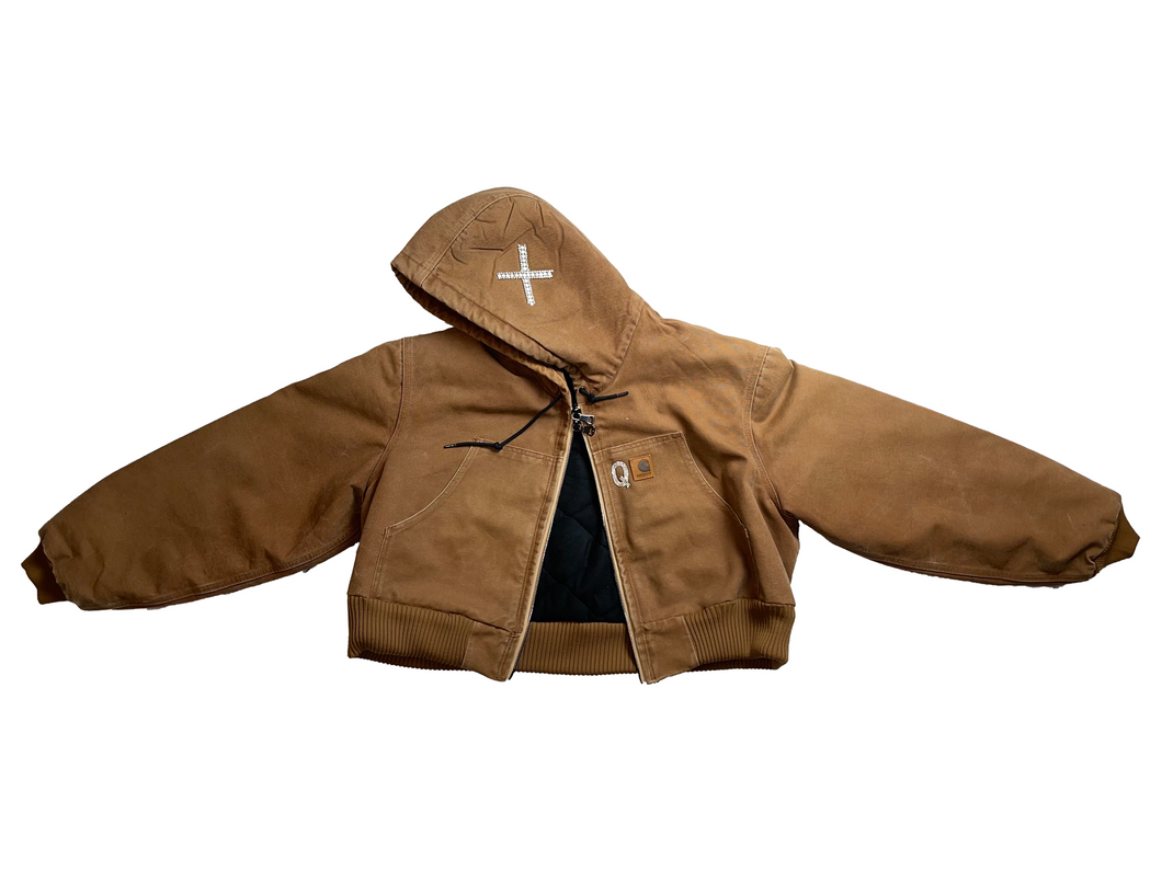 Cropped Hazelnut Montana Jacket